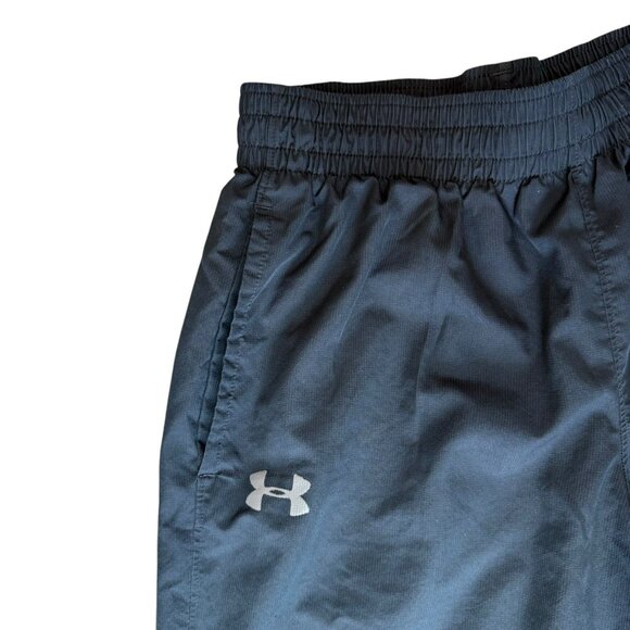 Under Armour Vital Woven Track Pants Men M Mesh Lined Warm Up Athleisure Baggy - Picture 3 of 8